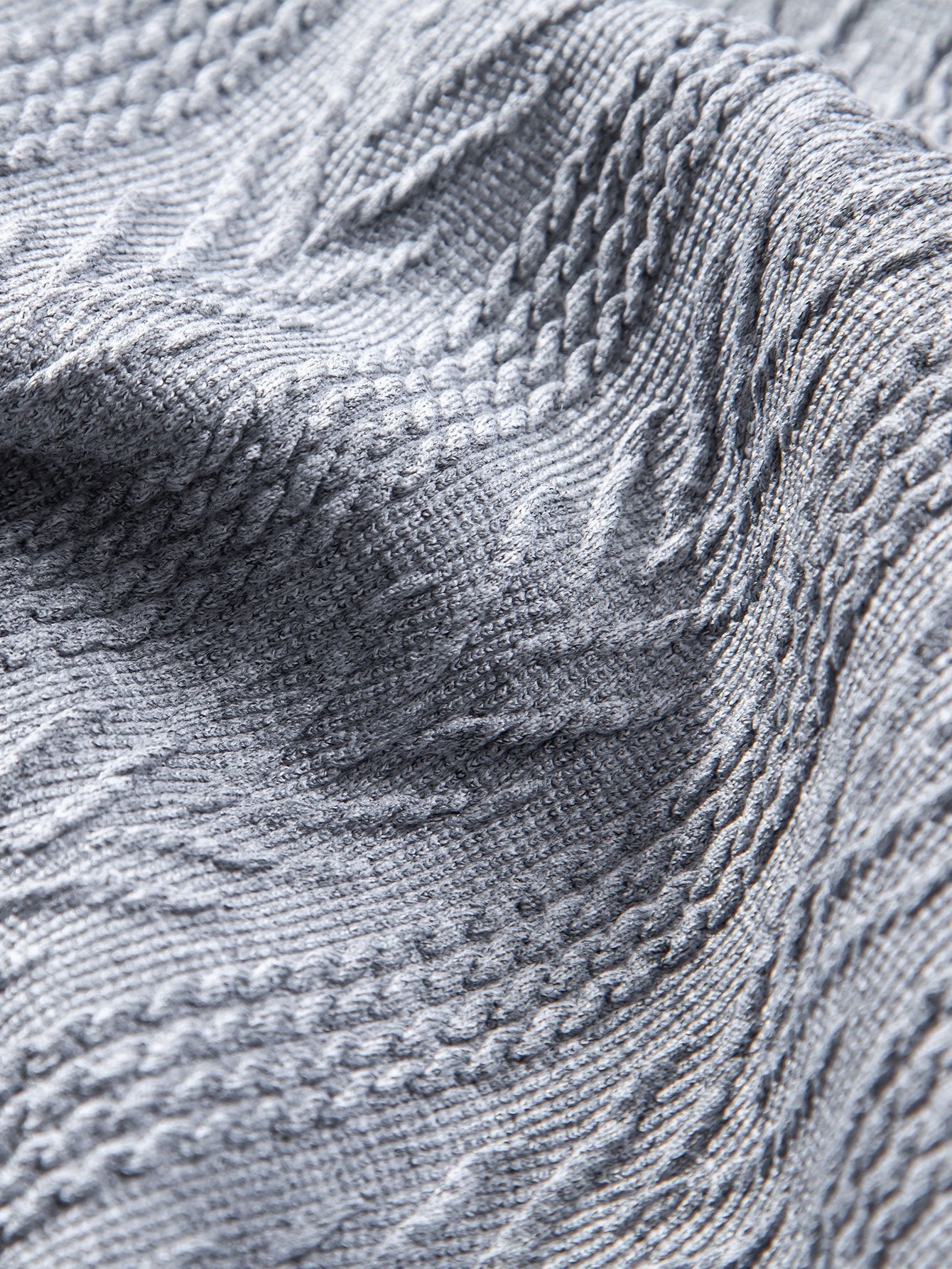 Gebreide Geometrische Jacquard Polo