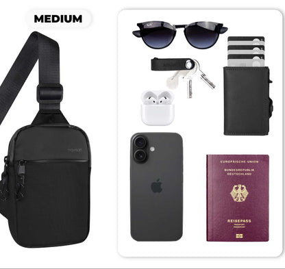 Premium Crossbody Sling Bag - Waterafstotend & Anti-Diefstal