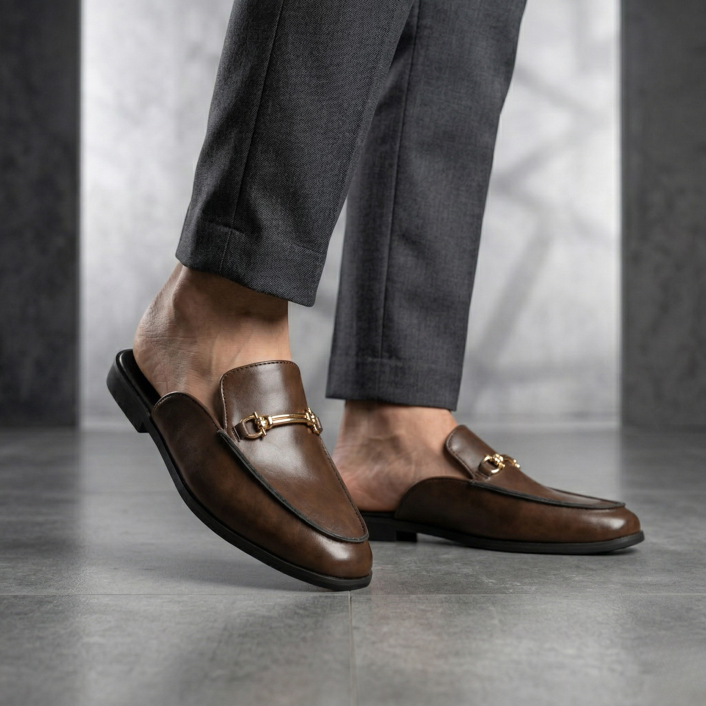 Zalecta | Luxe Leren Mules