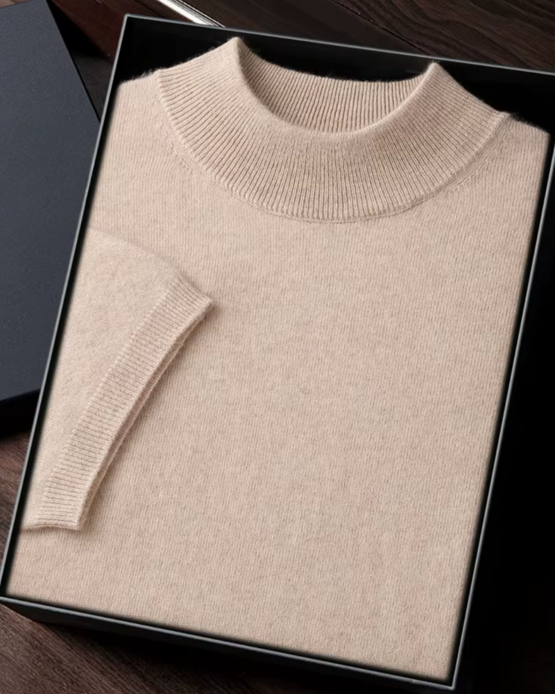 Zalecta | Tijdloze Mock Neck Shirt