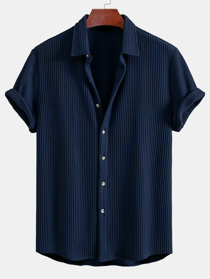 Waffle Knopshirt