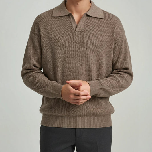 Zalecta | Luxe Gebreide Polo