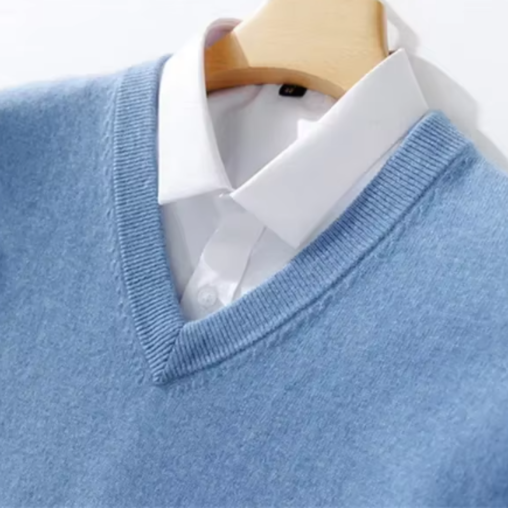 Elegante trui met V-hals