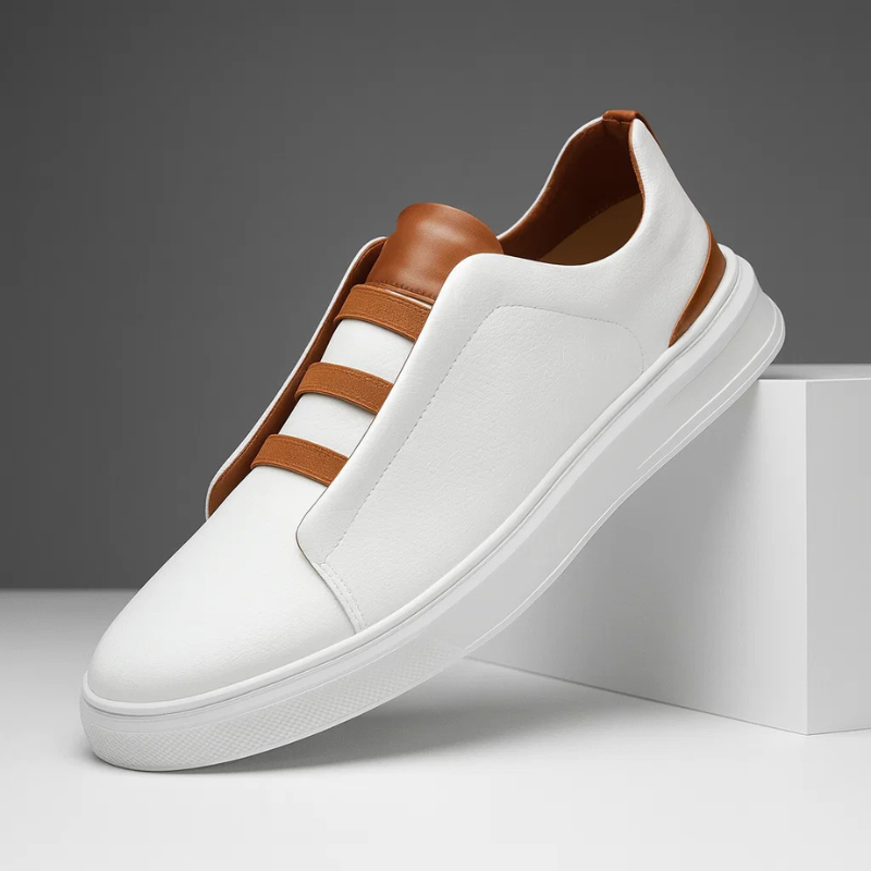 Quinten - Elegante Leren Herensneakers product image