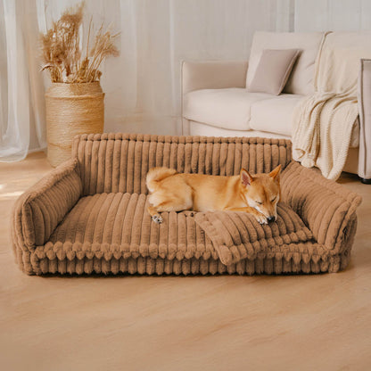 Snoozy Dream Grote Hondensofa - Wasbare Orthopedische Hondenmand Fluffy