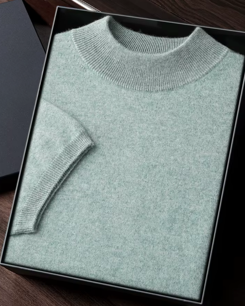 Zalecta | Tijdloze Mock Neck Shirt