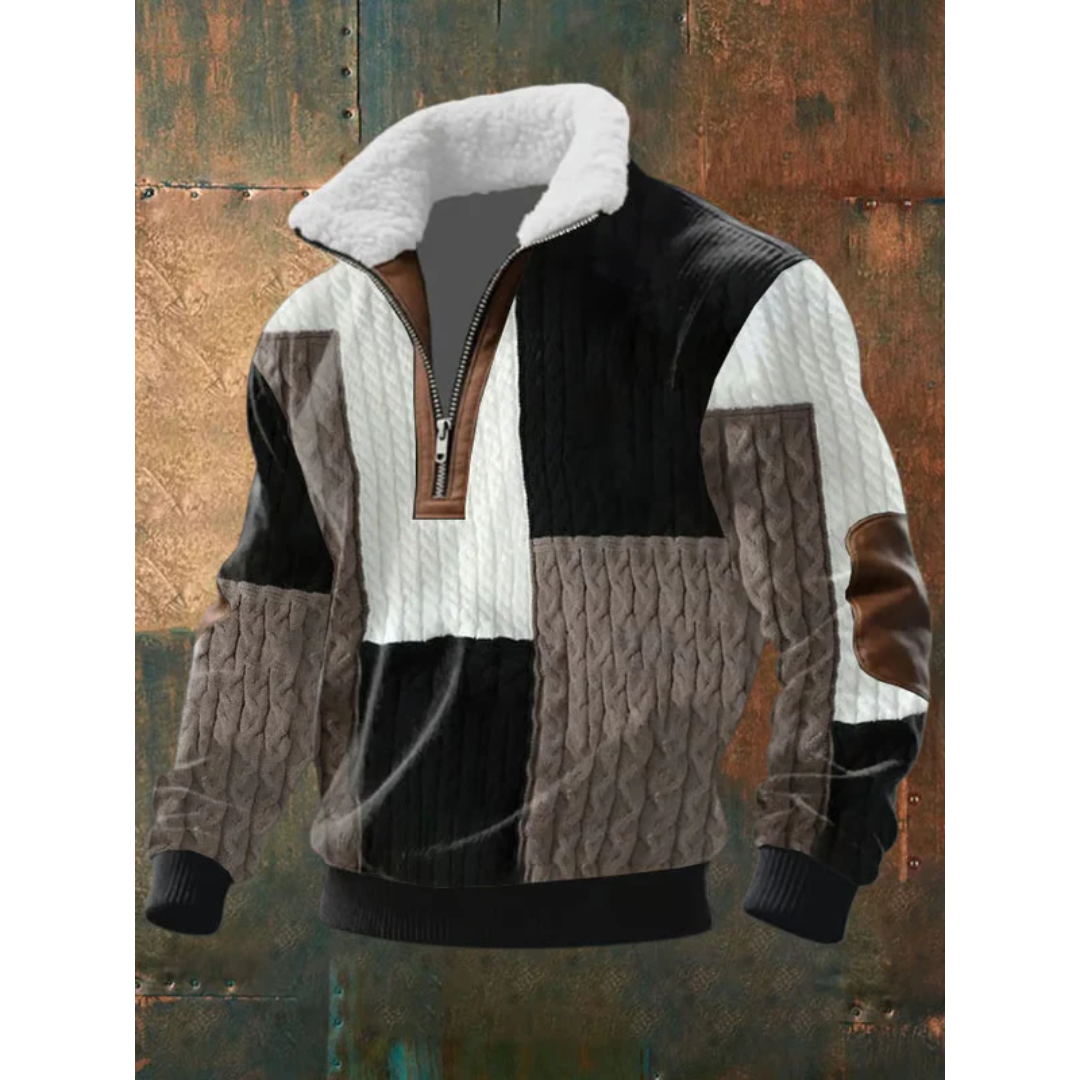 Finn | Gebreide Half-Zip Wintertrui