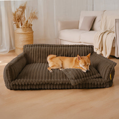 Snoozy Dream Grote Hondensofa - Wasbare Orthopedische Hondenmand Fluffy