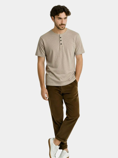 Adam | Premium Henley Shirt