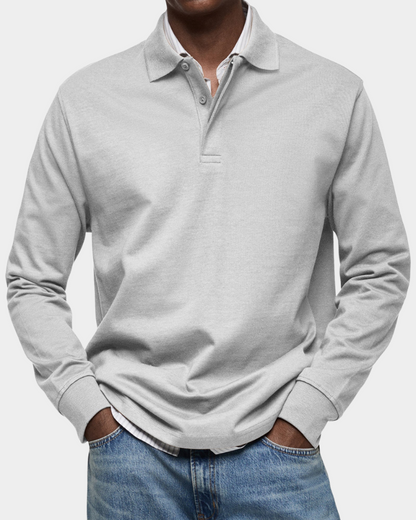 Lucca | Premium Longsleeve Polo - Italiaanse Klasse & Comfort