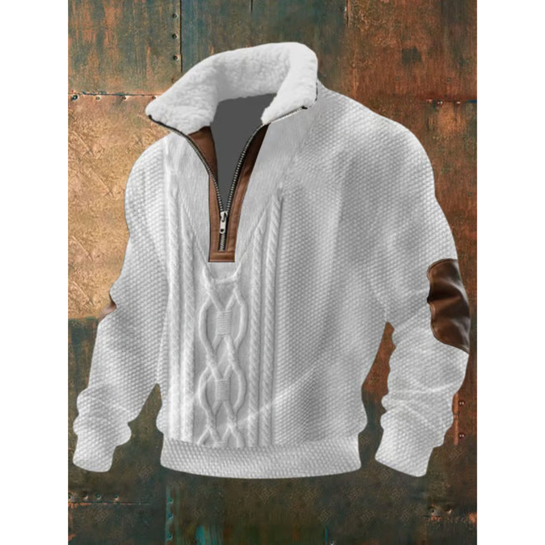 Finn | Gebreide Half-Zip Wintertrui