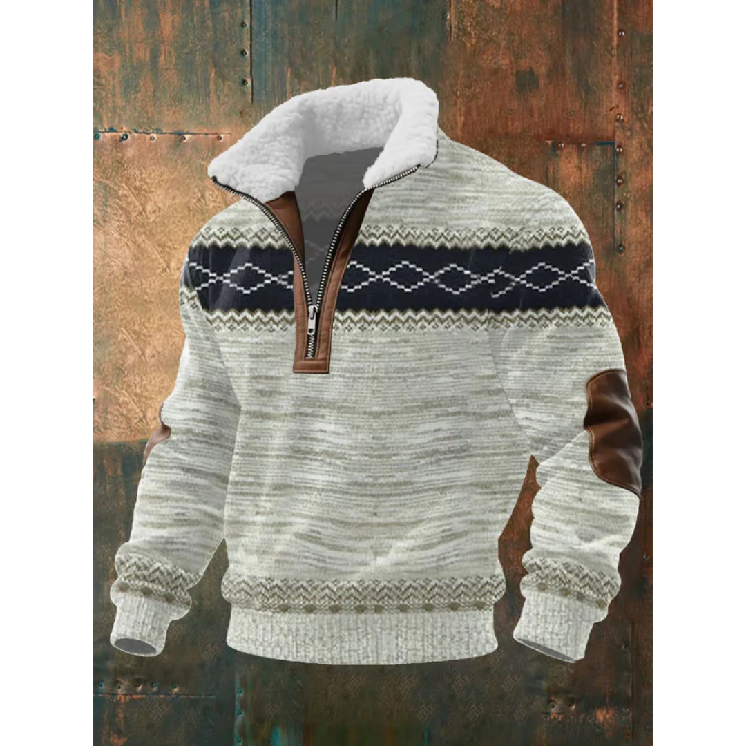 Finn | Gebreide Half-Zip Wintertrui