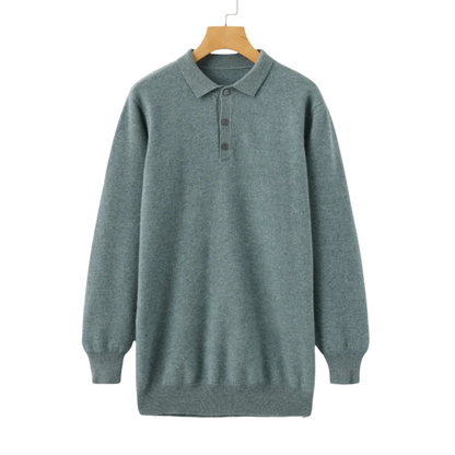 Premium longsleeve poloshirt