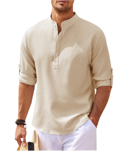 Poloshirt met lange mouwen