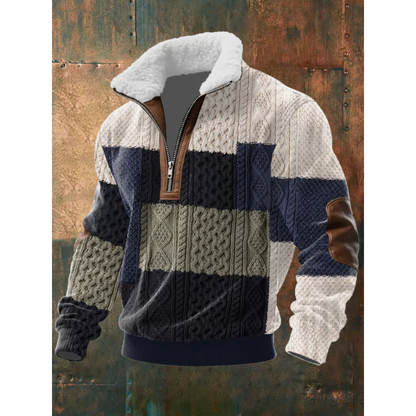 Finn | Gebreide Half-Zip Wintertrui