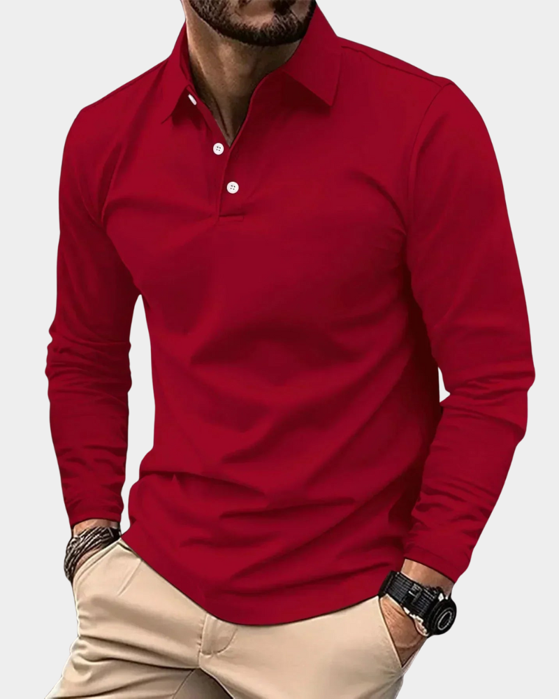 Milan | Premium Long Sleeve Polo
