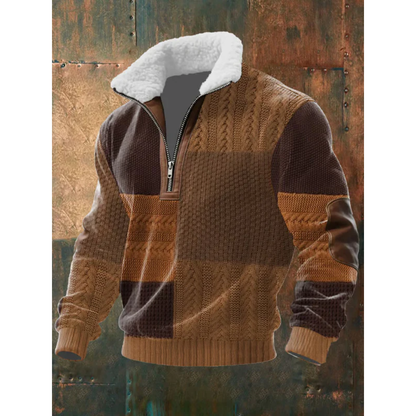Finn | Gebreide Half-Zip Wintertrui
