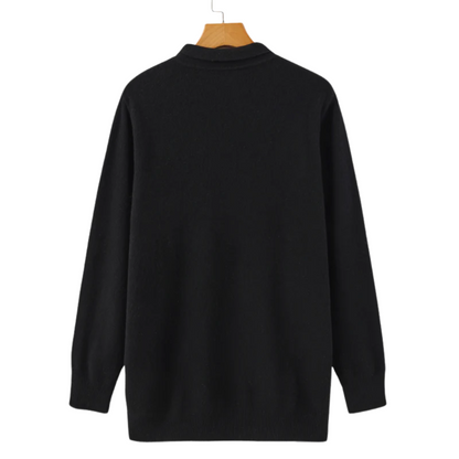 Premium longsleeve poloshirt