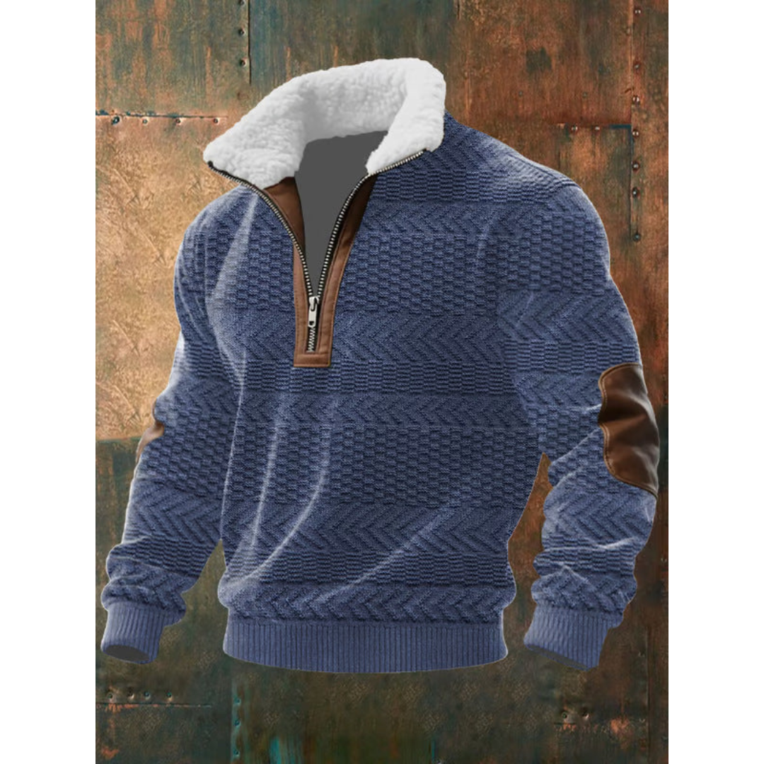 Finn | Gebreide Half-Zip Wintertrui