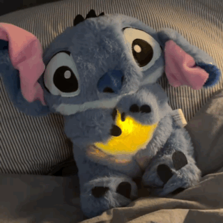 Grote Stitch Knuffel (Lilo & Stitch) - Zachte Pluche Knuffelbeer Blauw
