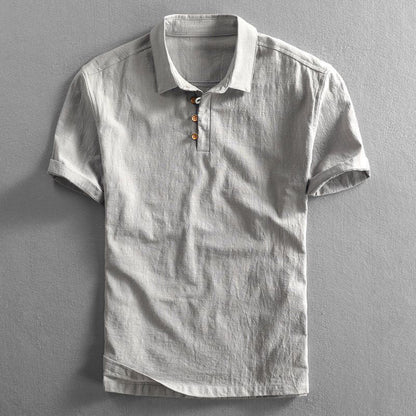 San Julian Linnen Poloshirt