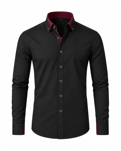 Matteo | Elegant Contrast Overhemd