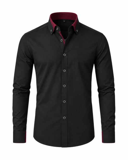 Matteo | Elegant Contrast Overhemd