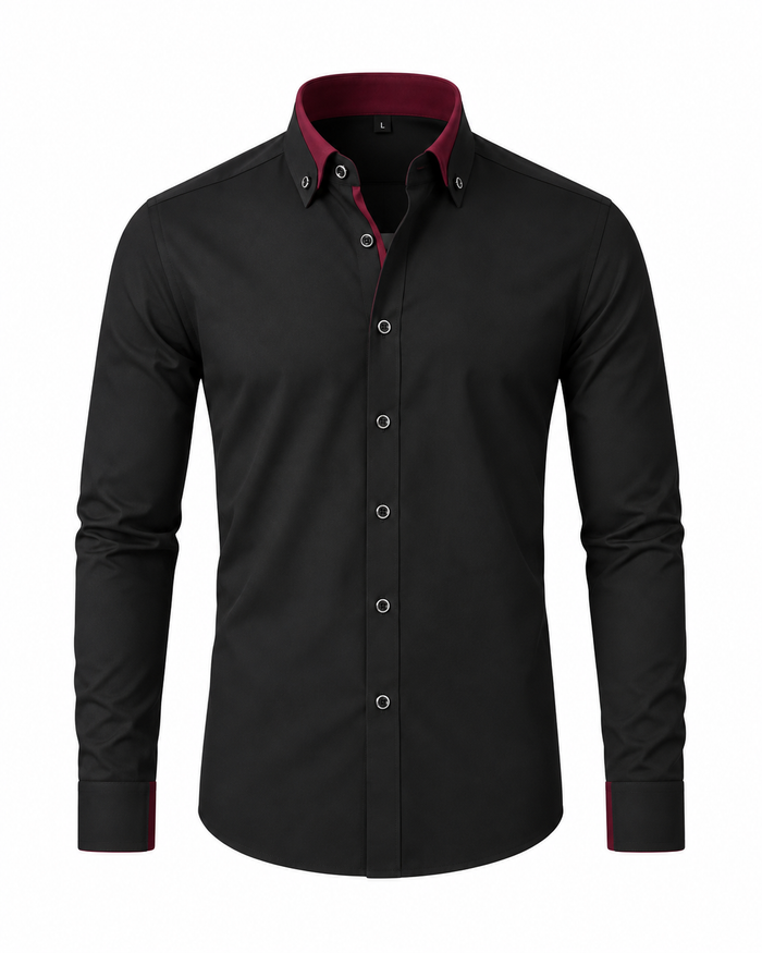 Matteo | Elegant Contrast Overhemd