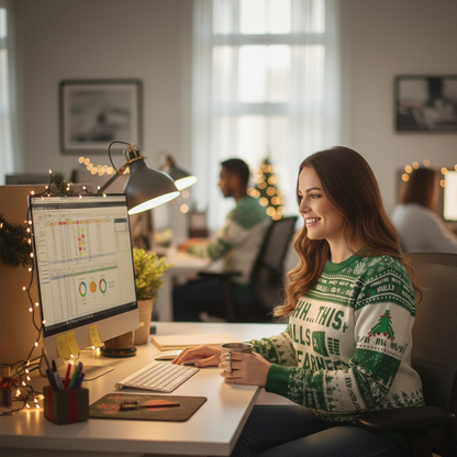 Foute Kersttrui Microsoft Excel - Grappige Unisex Trui voor Kantoor