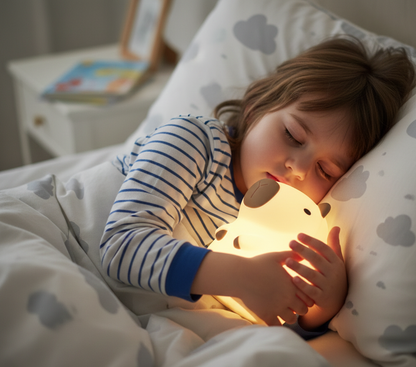 Zachte siliconen Capybara nachtlamp en knuffel – squishy oplaadbaar nachtlampje voor kinderkamer