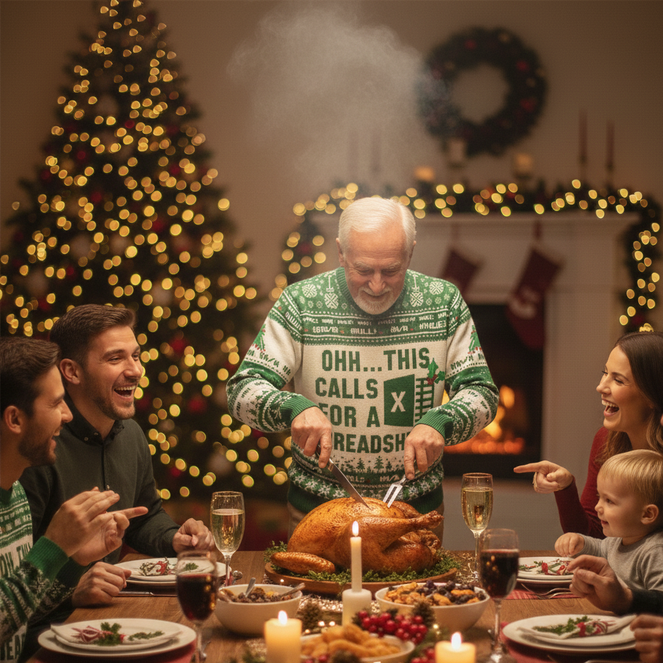 Foute Kersttrui Microsoft Excel - Grappige Unisex Trui voor Kantoor