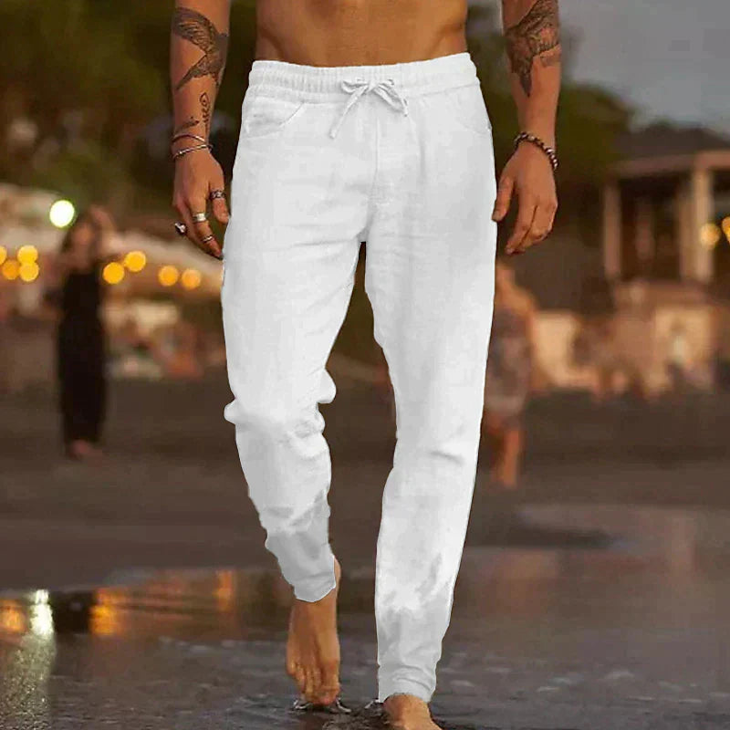 Alfredo | Luchtige Linnen Broek