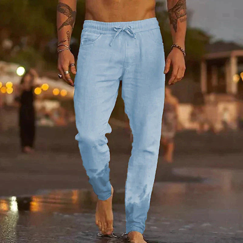 Alfredo | Luchtige Linnen Broek