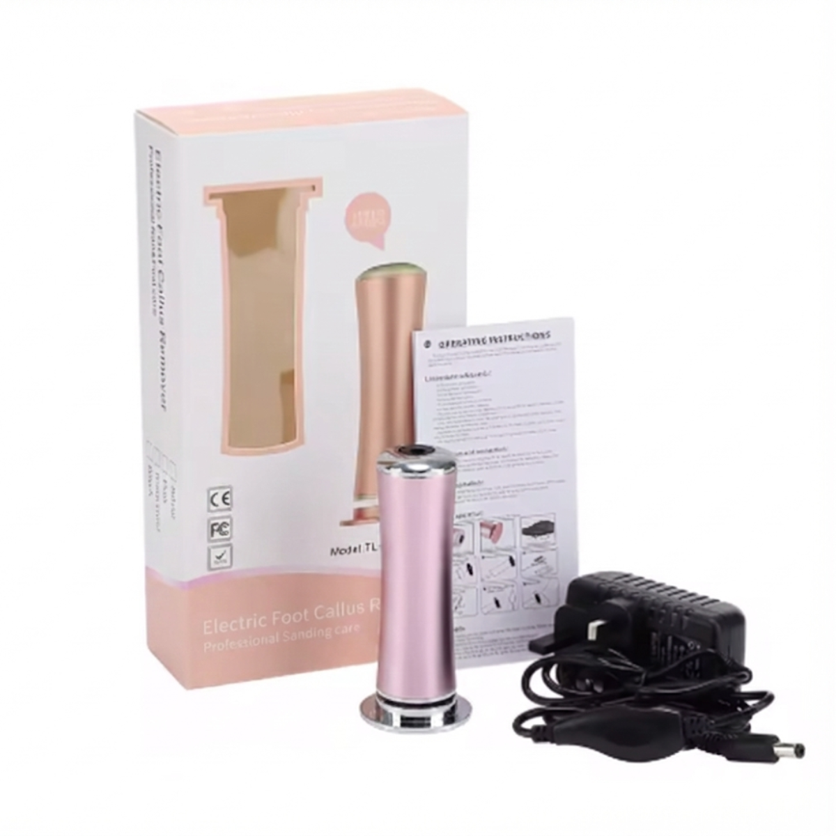 Zalecta FootGlow Elektrische Eeltverwijderaar - Oplaadbare Voetvijl voor Zachte Voeten