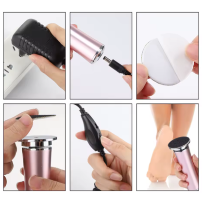 Zalecta FootGlow Elektrische Eeltverwijderaar - Oplaadbare Voetvijl voor Zachte Voeten