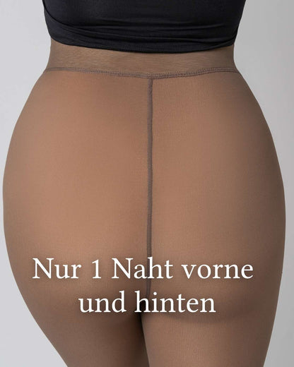 InvisiTights™ Thermo Panty - Fleece Gevoerde Panty met Transparant Effect (Nep Huid)