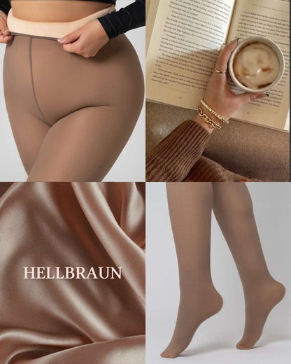 InvisiTights™ Thermo Panty - Fleece Gevoerde Panty met Transparant Effect (Nep Huid)