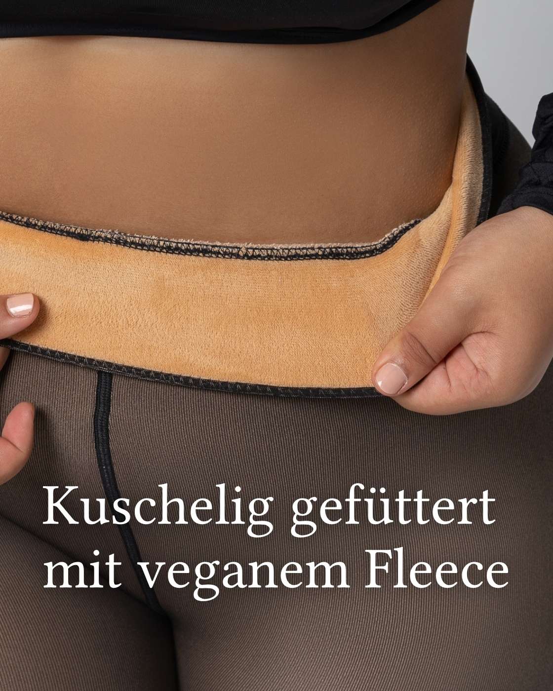 InvisiTights™ Thermo Panty - Fleece Gevoerde Panty met Transparant Effect (Nep Huid)