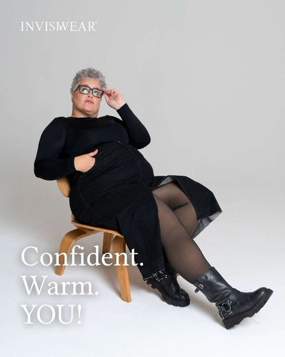 InvisiTights™ Thermo Panty - Fleece Gevoerde Panty met Transparant Effect (Nep Huid)