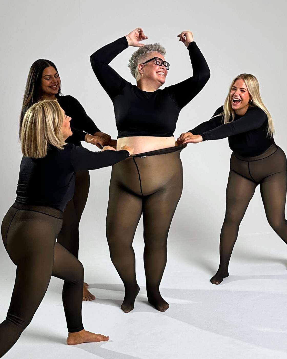 InvisiTights™ Thermo Panty - Fleece Gevoerde Panty met Transparant Effect (Nep Huid)