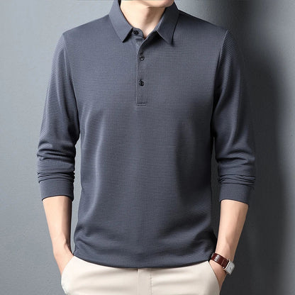 Elegant poloshirt met lange mouwen