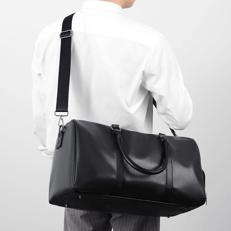 Zalecta | Premium Lederen Weekendtas