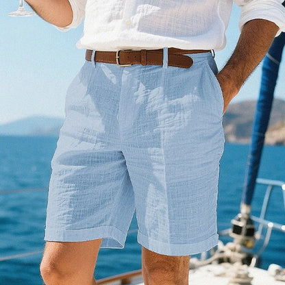 Zalecta | Ademende linnen short