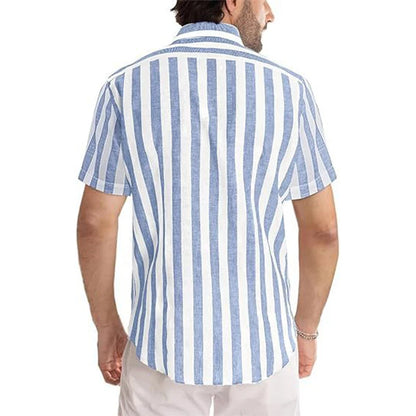 Zalecta | Riviera Streep Shirt Korte Mouwen