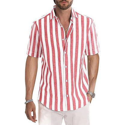 Zalecta | Riviera Streep Shirt Korte Mouwen