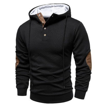 Leon | Stijlvolle Patch Hoodie