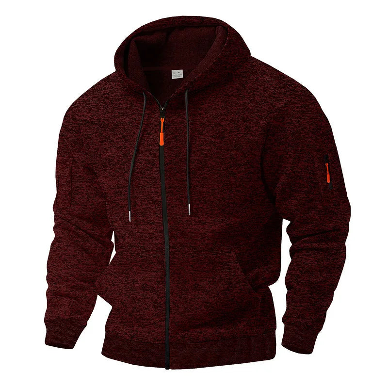 Levi | Robuuste Rits Hoodie