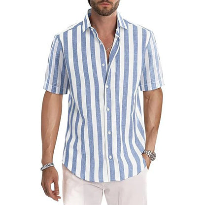 Zalecta | Riviera Streep Shirt Korte Mouwen