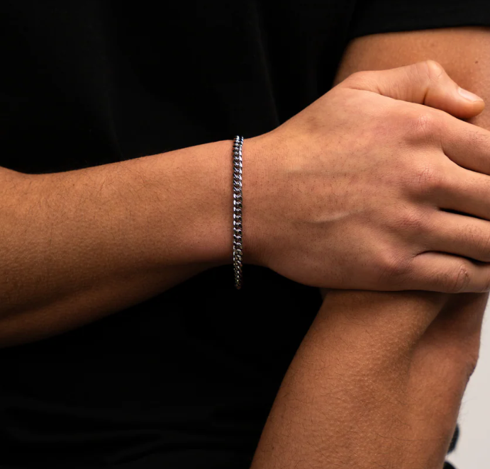 Zilveren Cuban Link Armband Heren - Grof Geschakelde Armband