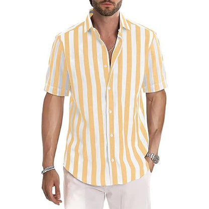 Zalecta | Riviera Streep Shirt Korte Mouwen